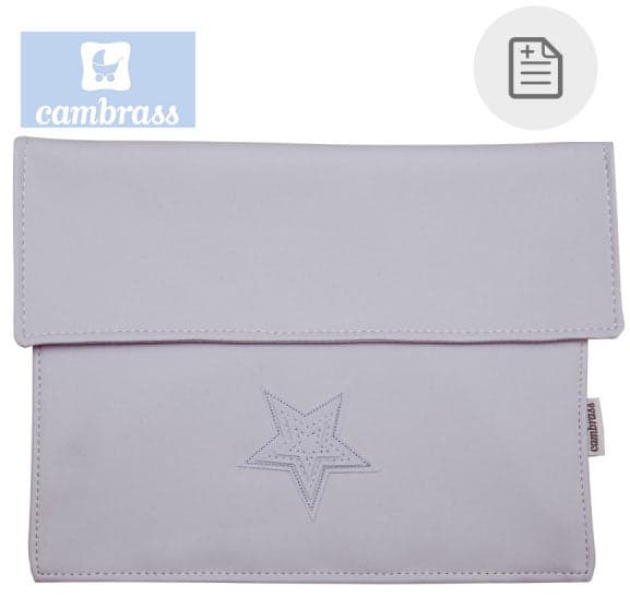 CAMBRASS - PORTA DOCUMENTOS AZUL 3x17x25 CM