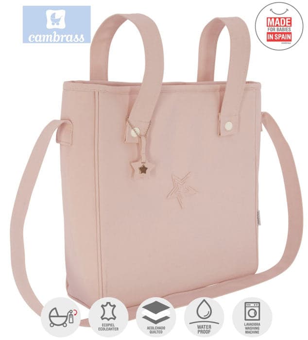 CAMBRASS - SACO DE MATERNIDADE DE ROSA 10x34x33 CM