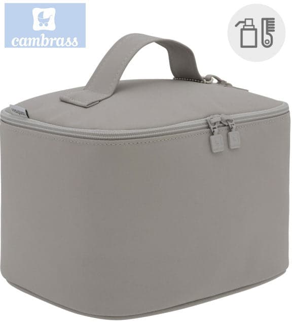 CAMBRASS - NECESSAIRE CINZA 19x24x17 CM