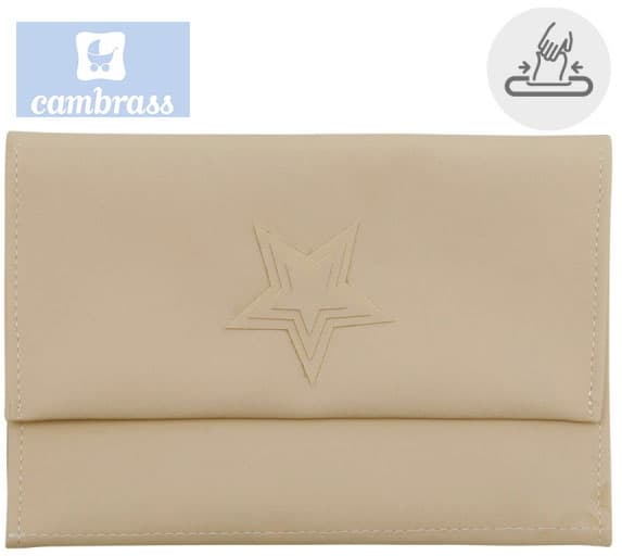 CAMBRASS - PORTA TOALHITAS CAMEL 13 x 22 CM