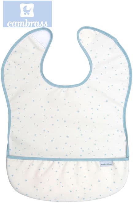 CAMBRASS - BABETE PLASTIFICADA ASTRA AZUL / ESTRELA 28x36 CM