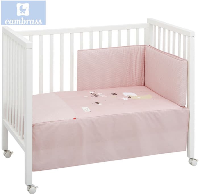 CAMBRASS - CONJUNTO COLCHA 2 PCS. LUA ROSA 60x120 CM