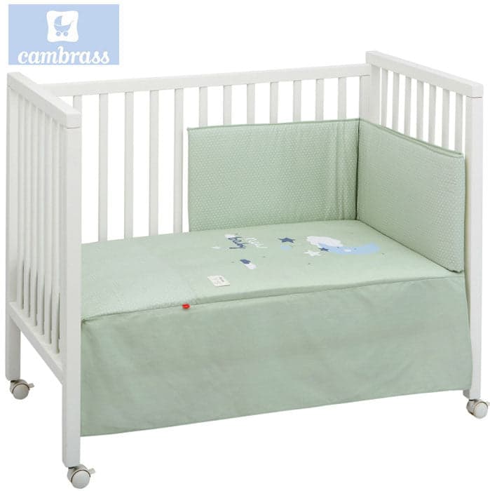 CAMBRASS - CONJUNTO COLCHA 2 PCS. LUA VERDE 70x140 CM