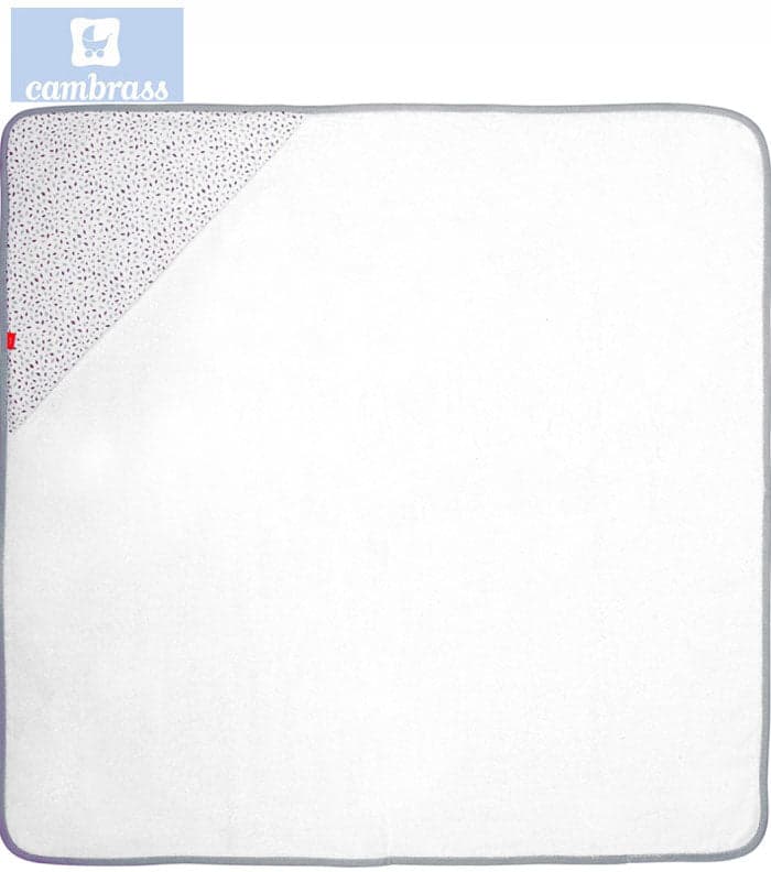 CAMBRASS - TOALHA 100x100 CM LEÃO CINZA