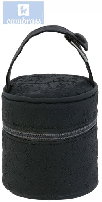 CAMBRASS - PORTA CHUPETAS ELITE PRETO 8,5x8,5x11 CM