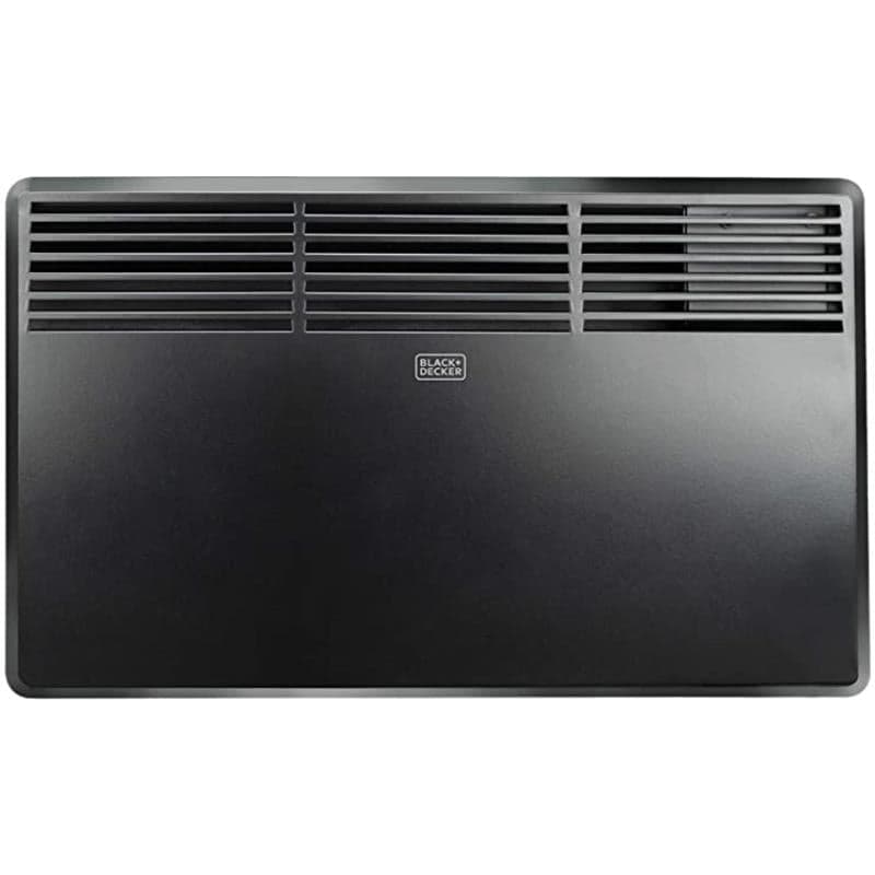Aquecedor Mural Black+Decker BXCSH1200E – 1200 W, Montagem Parede ou Chão, Termóstato Digital, IPX4
