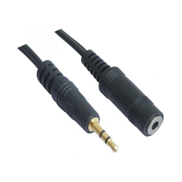 Nanocable Cabo Extensão de Áudio Jack 3.5mm 3m Black - 10.24.0203