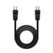Nanocable Cabo de Antena Coaxial Analógico 1.8m Black