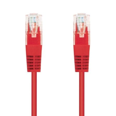 Cabo de Rede Nanocable RJ45 CAT.6 UTP AWG24 2 M Vermelho