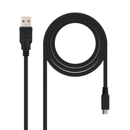 Nanocable USB 2.0 Tipo A/M-MICRO USB B/M 0.8m - 10.01.0500