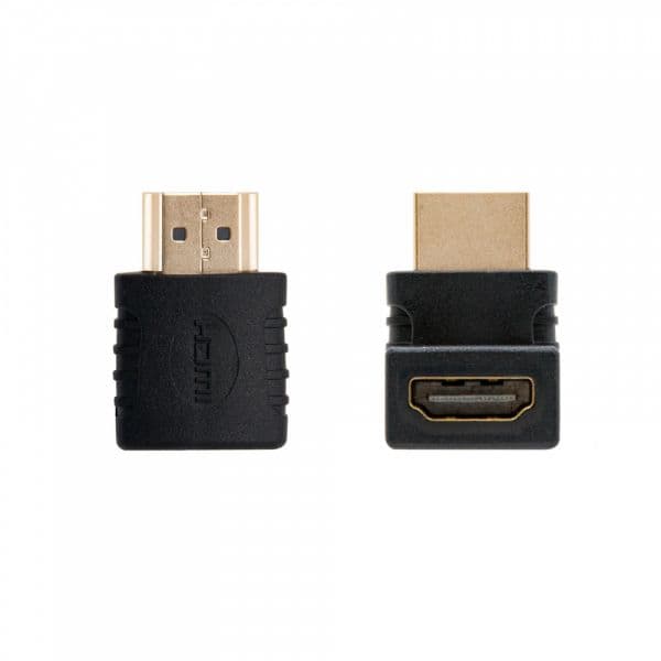 Nanocable Adaptador HDMI Angular A/F-A/M Preto