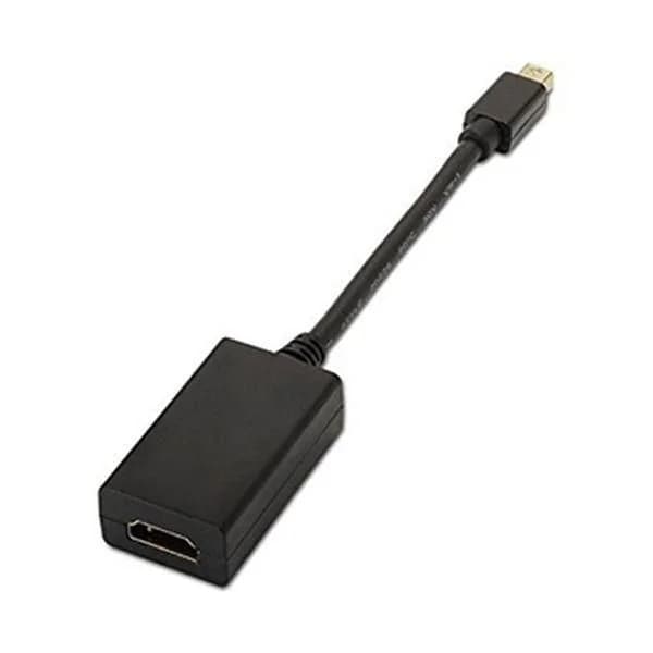 Nanocable Adaptador Mini DisplayPort M > HDMI F 15 CM Preto