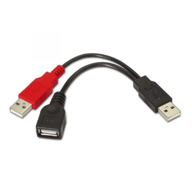 Cabo USB Dual Nanocable USB A Macho e USB A Fêmea - MEGAONLINE