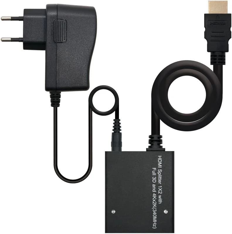 Splitter HDMI Nanocable V1.3 1X2 Com Alim. e Pigtail 50 CM