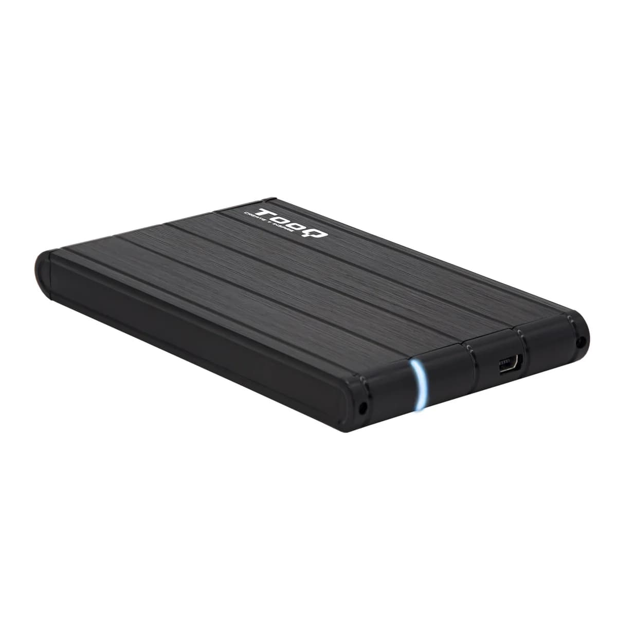 Caixa HDD Tooq 2.5" SATA (9,5mm) - USB 3.1 Gen 1 Preto