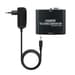 Conversor VGA Fêmea + Jack 3.5m para HDMI Fêmea / Nanocable 10.16.2101-BK / 15cm / Preto