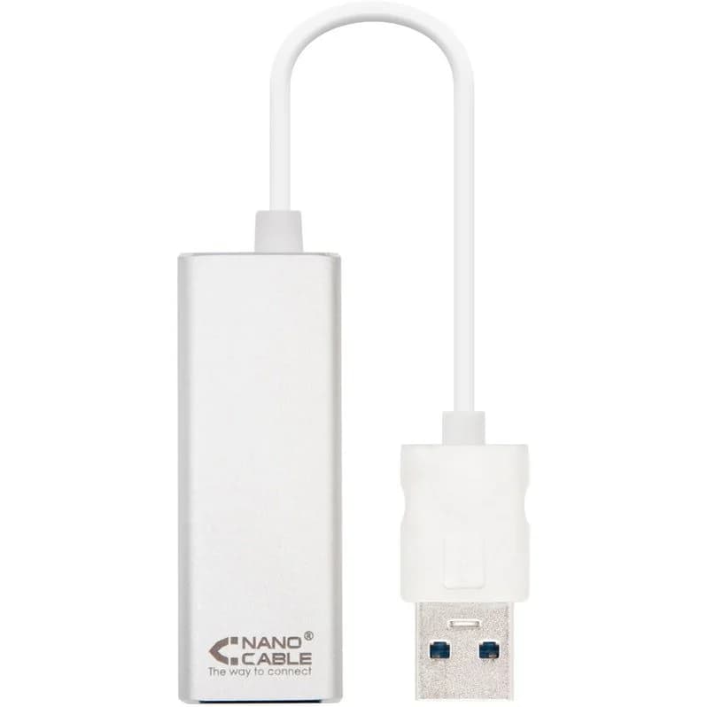 Nanocable Conversor USB 3.0 para Ethernet Gigabit 15cm - 10.03.0401