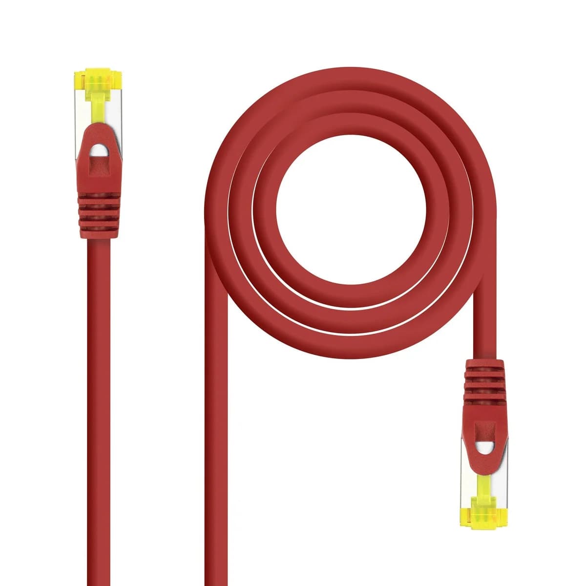 Nanocable Cable De Red Rj45 Lszh Cat.6a Sftp Awg26 1m - Rojo