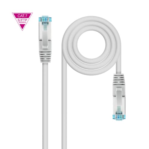 Nanocable Cabo de Rede SFTP RJ45 Cat.7 LSZH PIMF AWG26 5m Cinzento