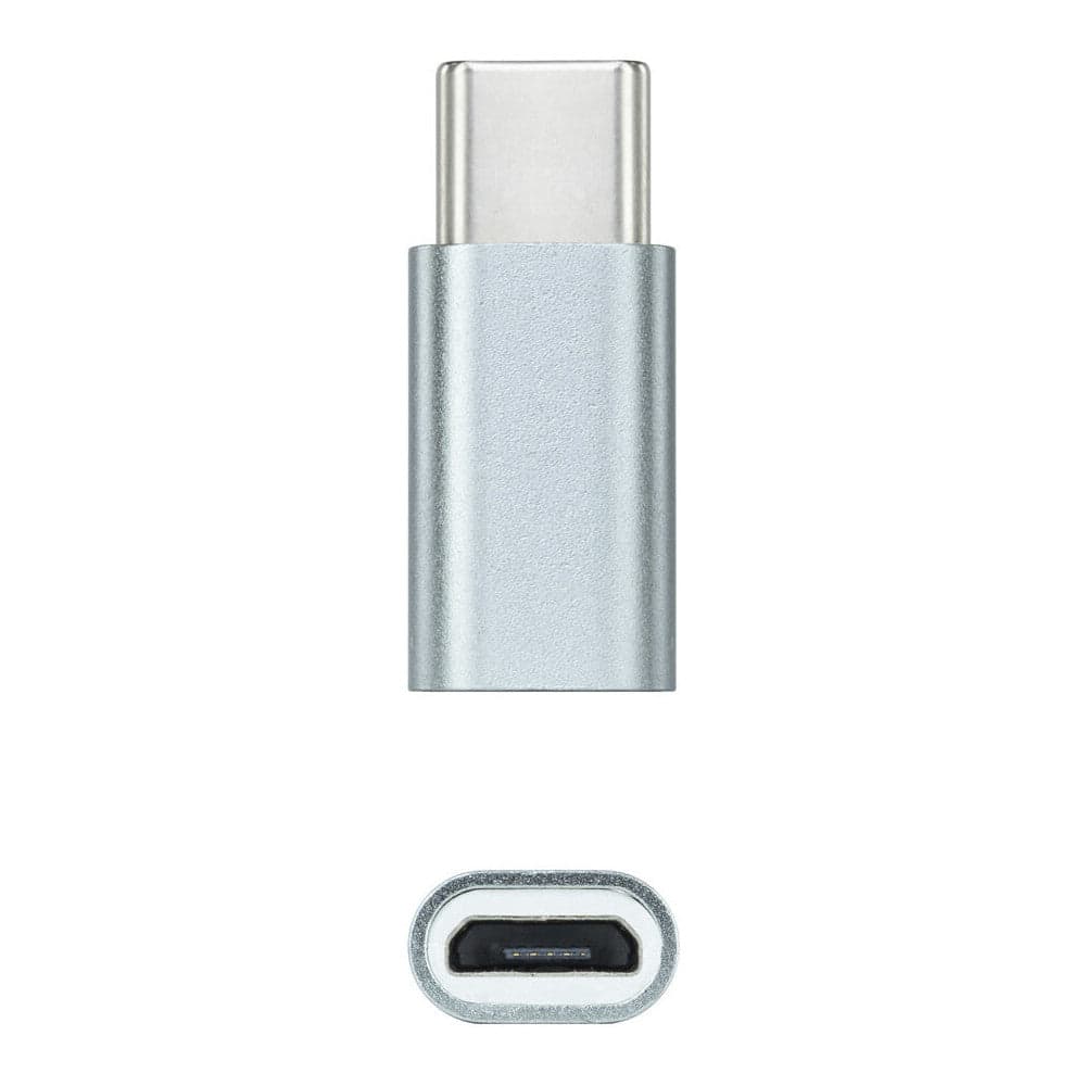 Nanocable Adaptador União Usb-c Macho - Micro USB Fêmea - 10.02.0011