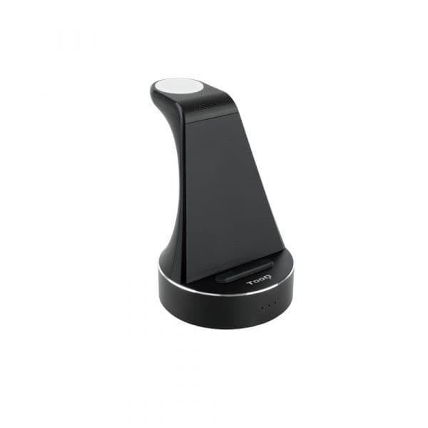 TooQ Base de Carregamento Sem Fio para Apple Watch e iPhone/Smartphone Preto
