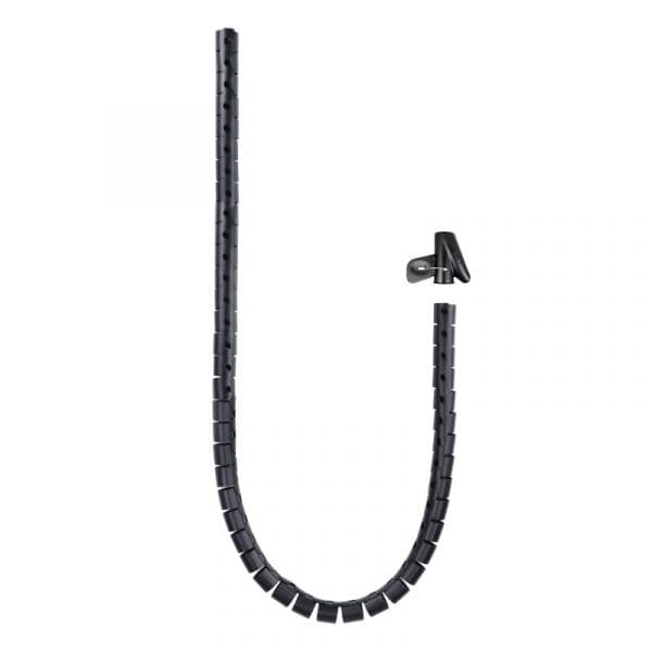 Nanocable Organizador de Cabos Flexivél 25mm 2m Preto
