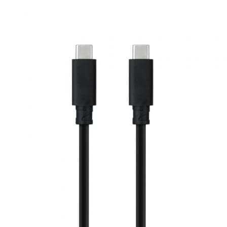 Nanocable 10.01.4101-L150 cabo USB 1,5 m USB 3.2 Gen 2 (3.1 Gen 2) USB C Preto