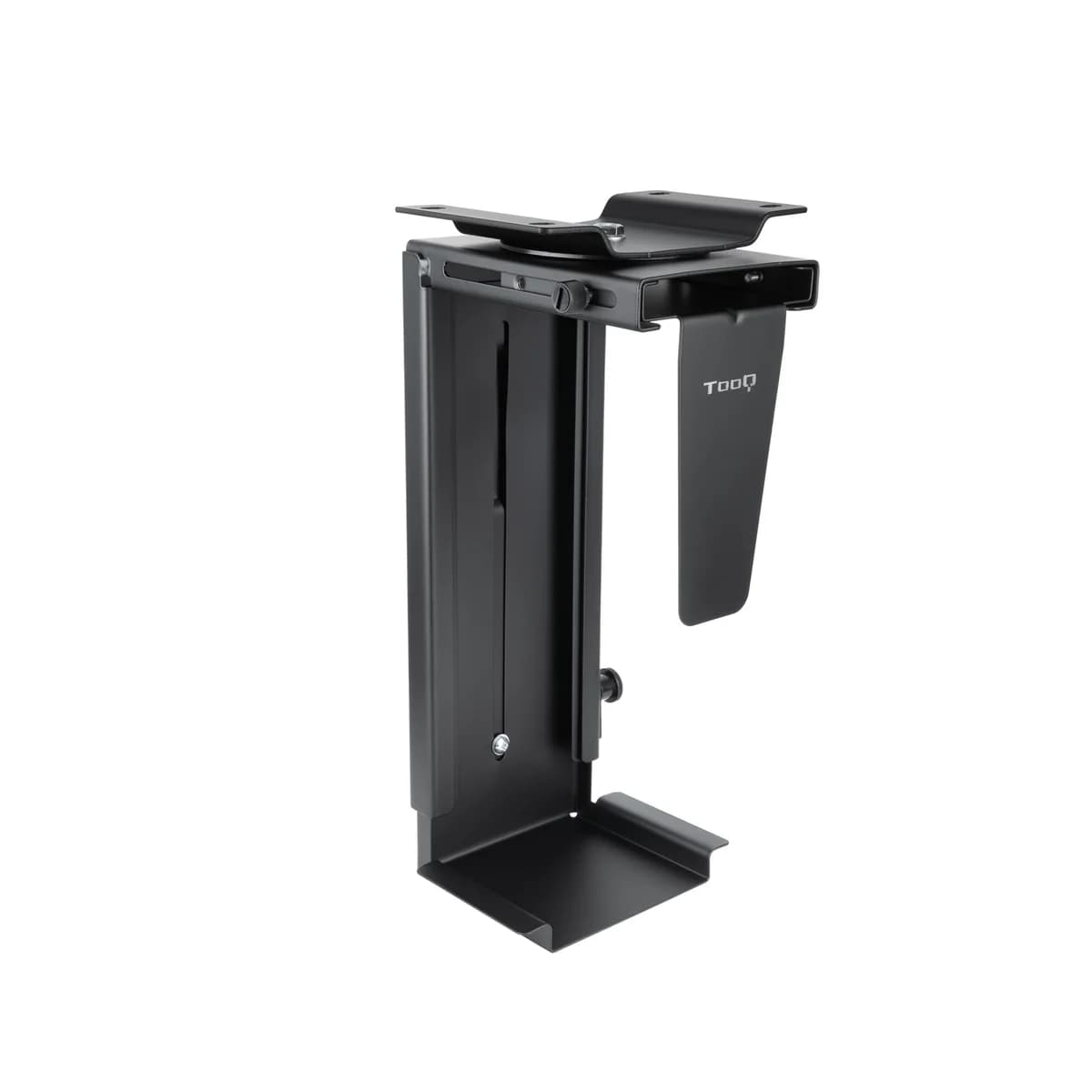 Suporte TooQ metálico para CPU de secretária/mural Preto - TQMUD01