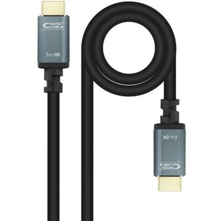 Cabo HDMI 2.1 IRIS 8K Nanocable 10.15.8005 / HDMI Macho - HDMI Macho / 5m / Preto