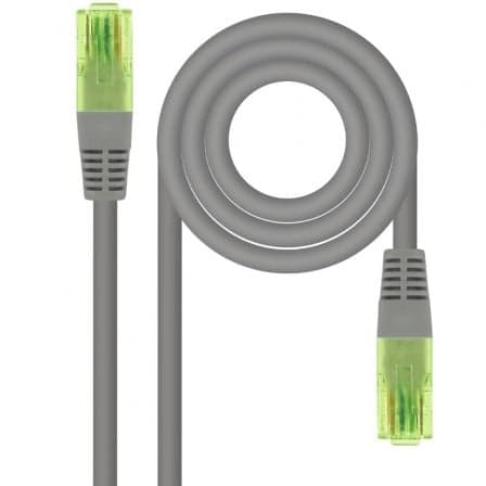 Nanocable Cabo de Rede Patchcord RJ45 CAT.6 UTP AWG26 CCA 0.5 M Cinza