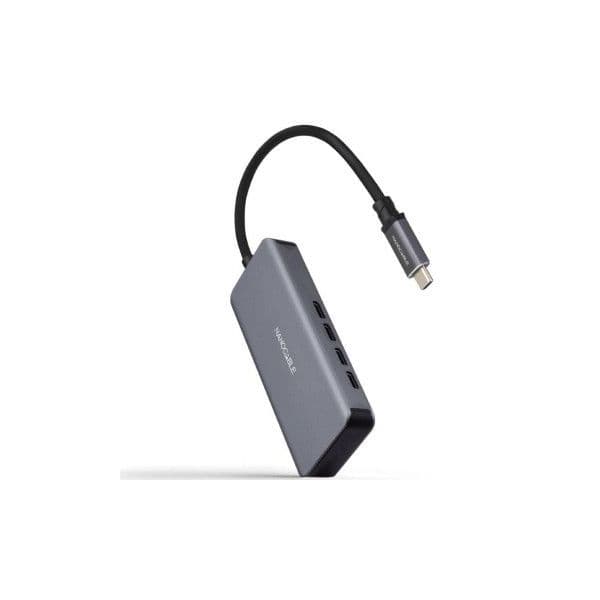 Nanocable Hub USB-C > 4xUSB-C 10 CM Grey