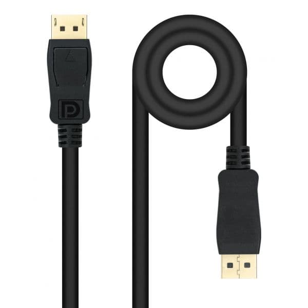 Nanocable 10.15.2601 Cabo Displayport 1.4 8K 60Hz 1m Preto