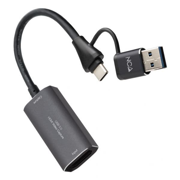 Nanocable Capturadora de Vídeo Externa 10.15.0001 4K/30Hz USB Tipo-C