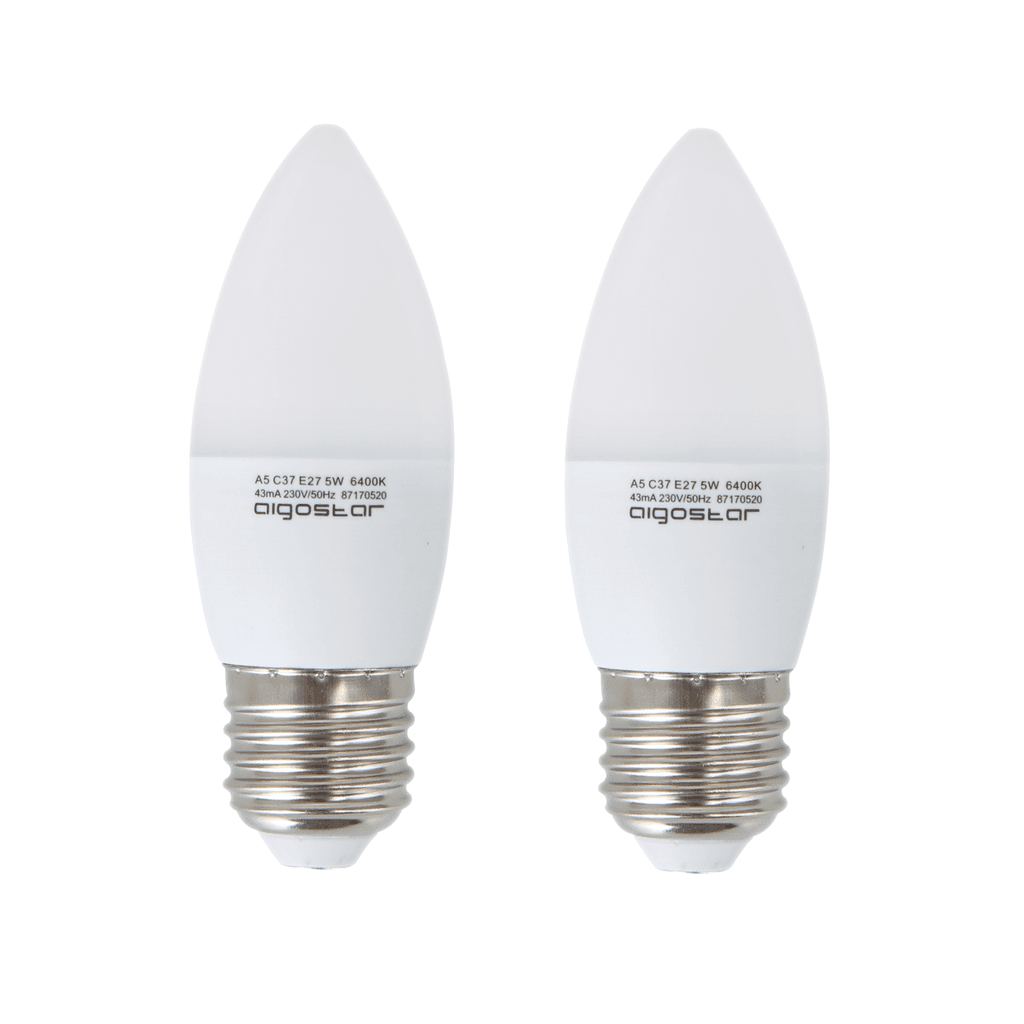 LED E27 3W C37 2PCS