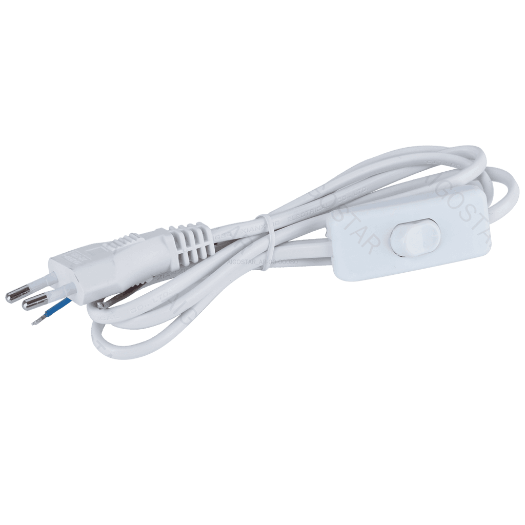 INTERRUPTOR COM FIO 2X0,75M? 1,5M BRANCO