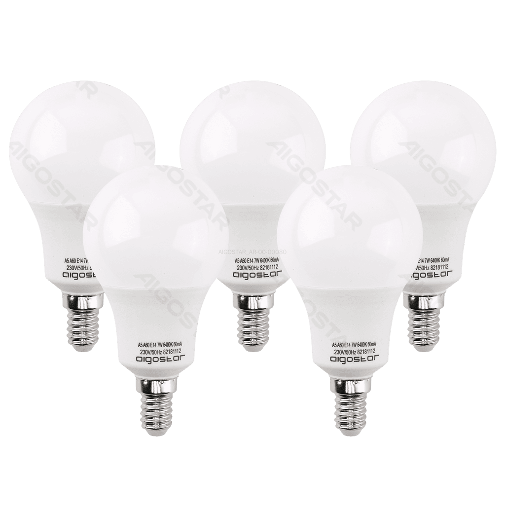 LED A60 E14 7W 6500K