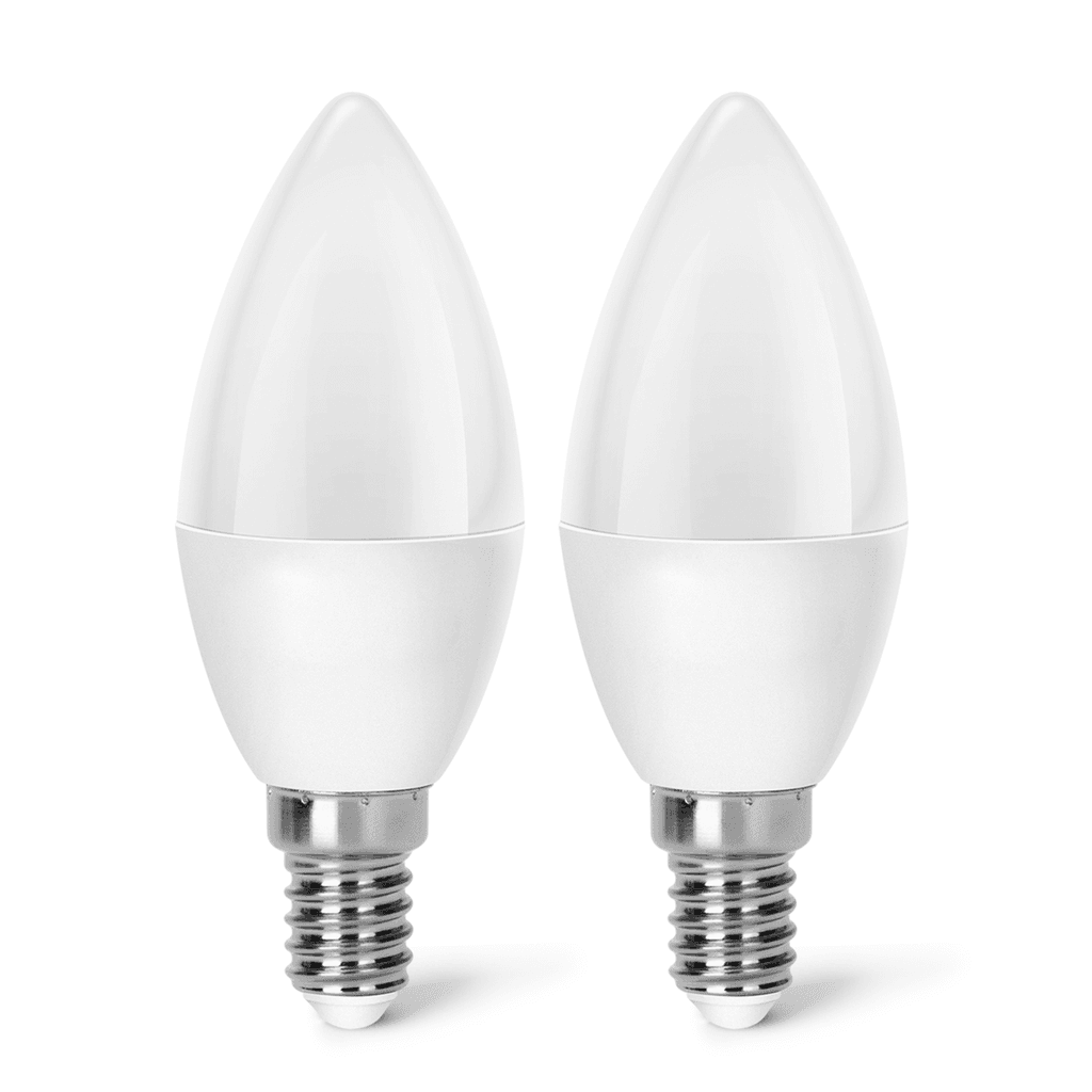 LED E14 4W. C37 2PCS