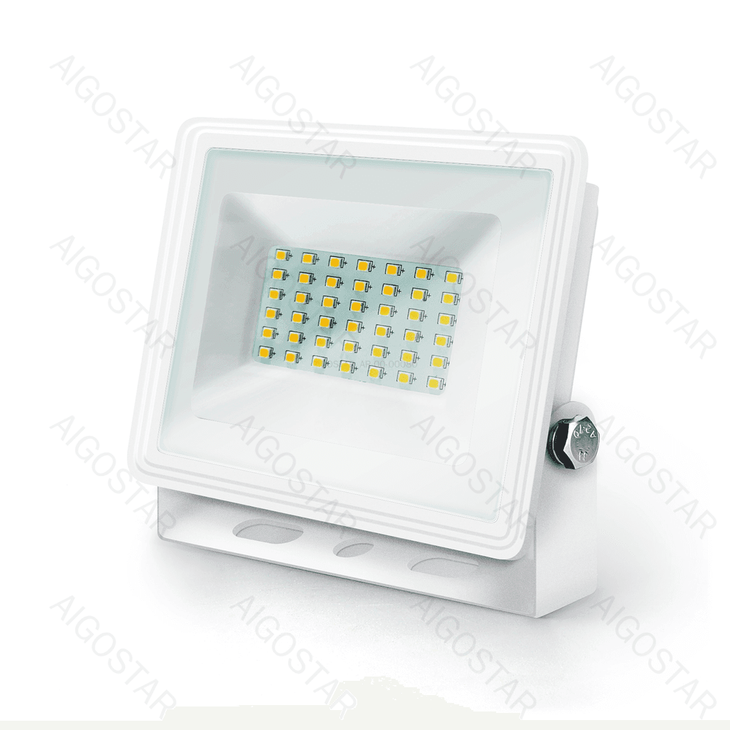 HOLOFOTE LED FINO BRANCO 30 W (FUNDIÇÃO SOB PRESSÃO)