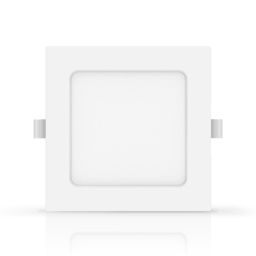 E6 LED MONTAGEM EM SUPERFICIE QUADRADO 6W AMARELO