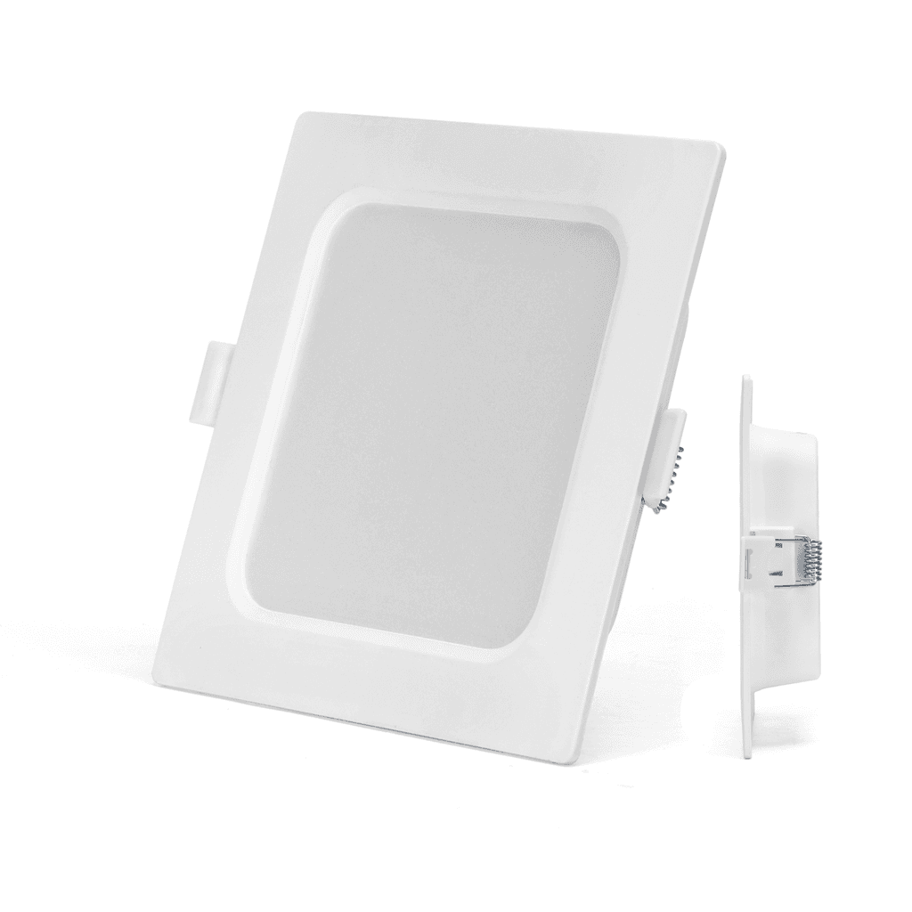 E6 LED MONTAGEM EM SUPERFICIE QUADRADO 6W BRANCA