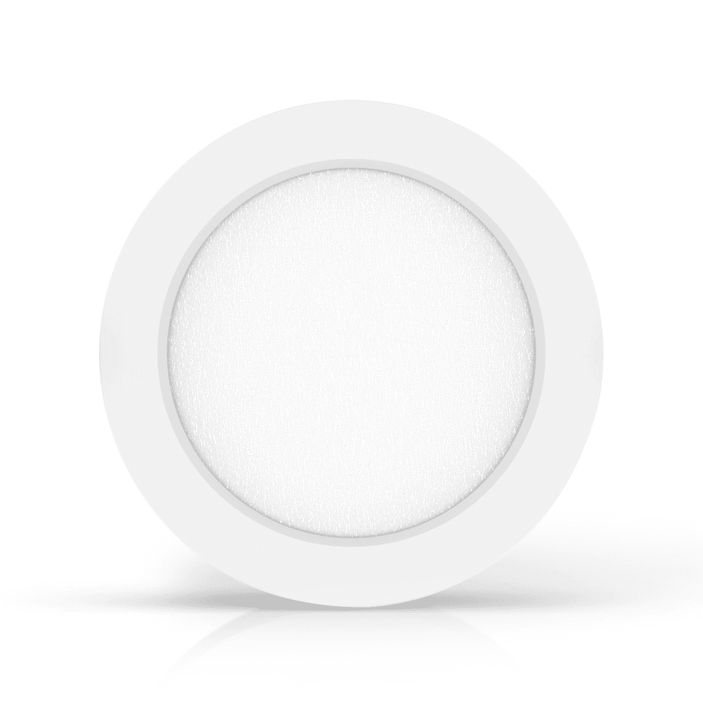 E6 LED MONTAGEM EM SUPERFICIE REDONDA 12W NATURAL