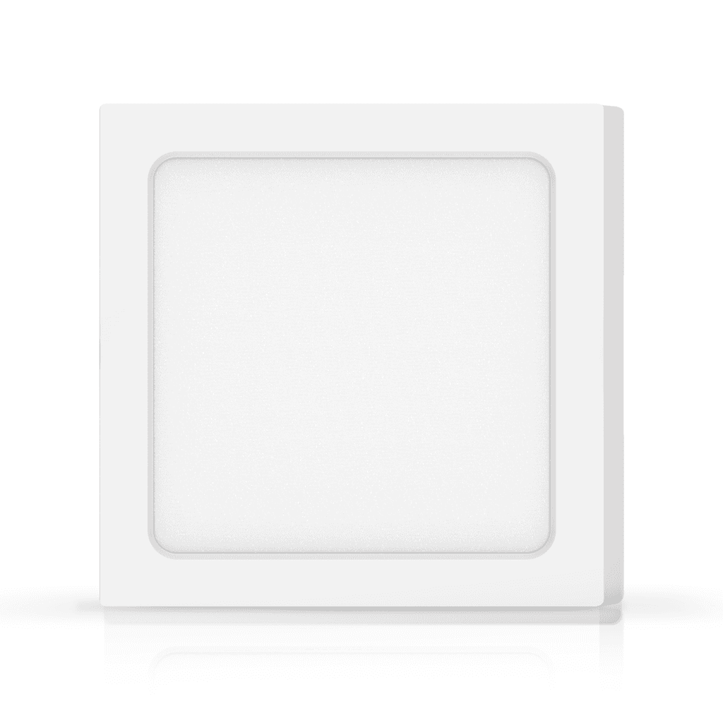 E6 LED MONTAGEM EM SUPERFICIE QUADRADO 12W NATURAL