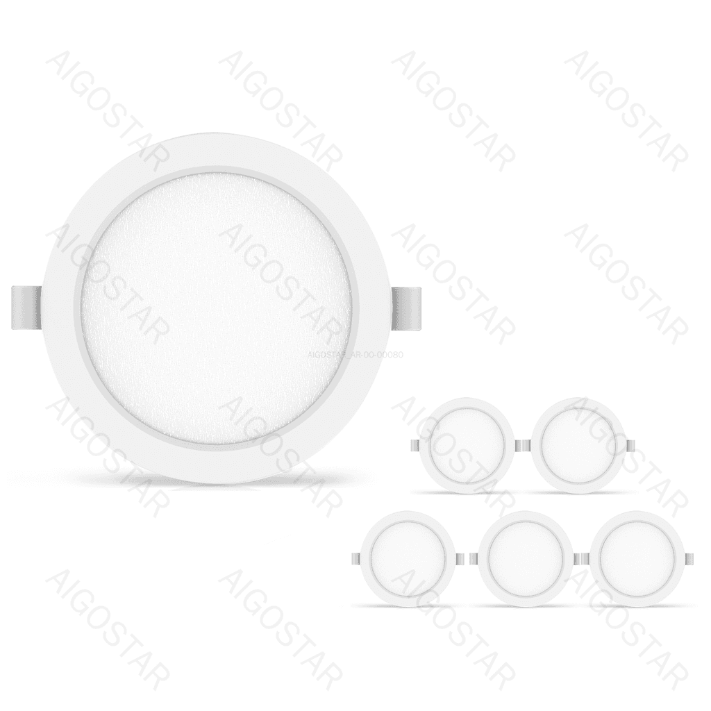 E6 LED MONTAGEM EM SUPERFICIE QUADRADO 20W AMARELO (6 PCS)
