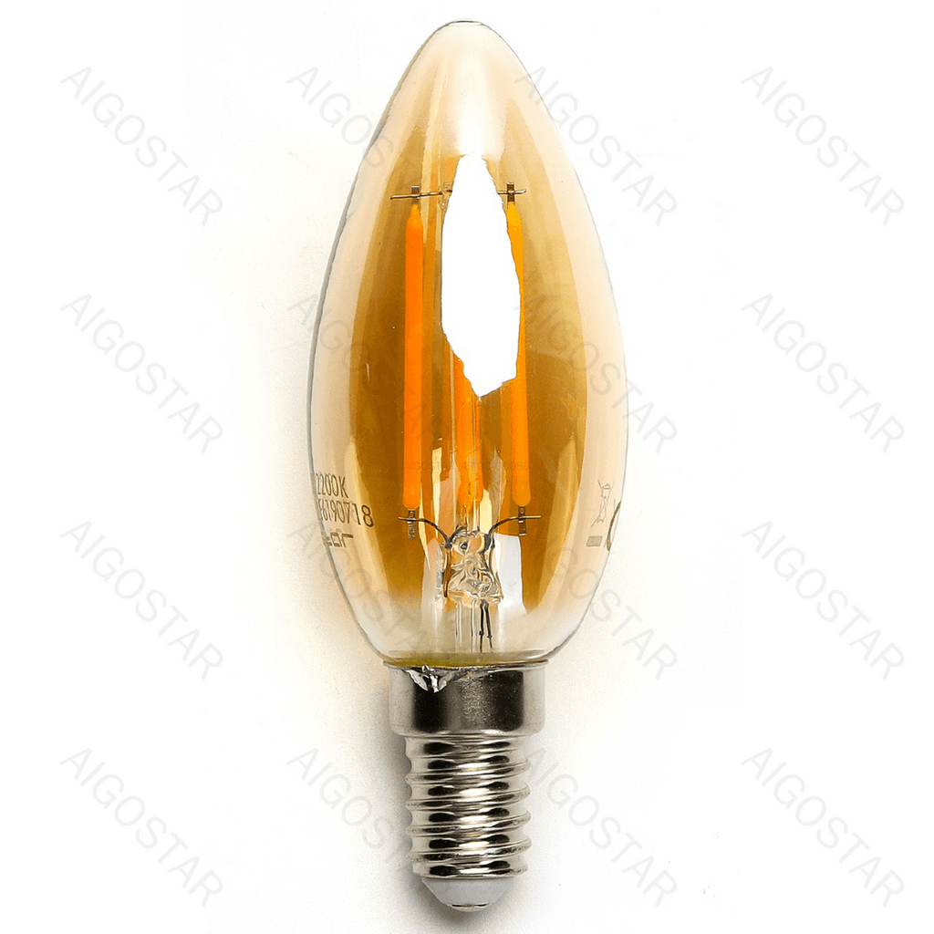 LED E14 C35 4W. LUZ QUENTE