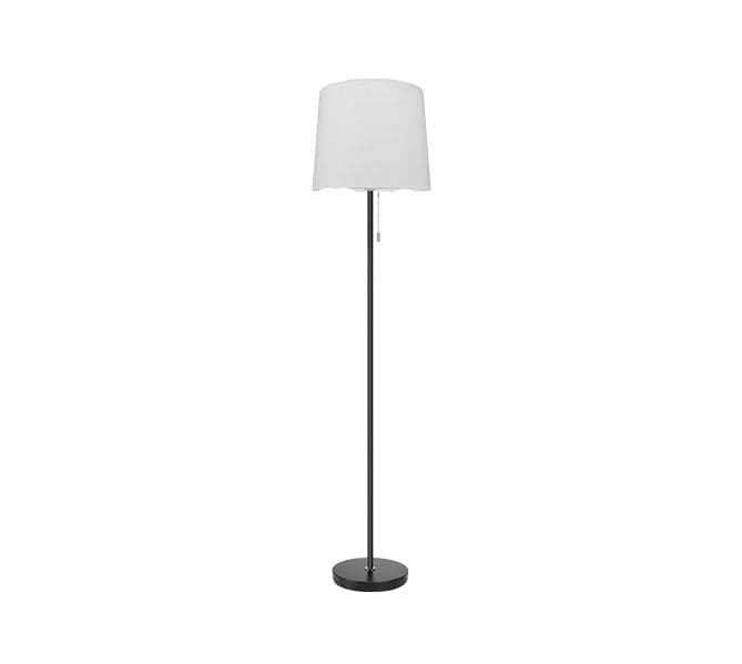 CANDEIRO DE PÉ EM METAL BRANCO