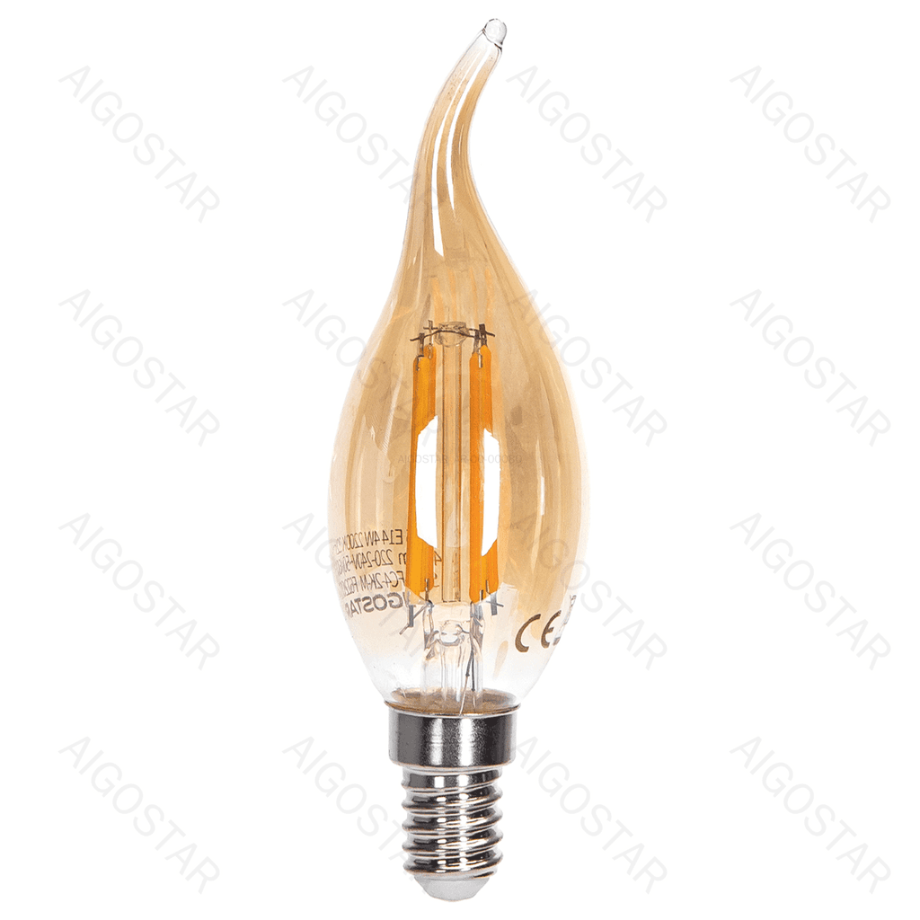 LÂMPADA DE FILAMENTO DE VELA LED C35 E14 4W