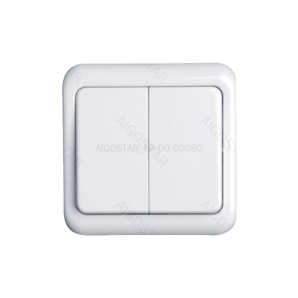 INTERRUPTOR LIGADESLIGA ALEMÃO DE DUAS VIAS BRANCO