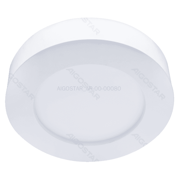 E6 LED REDONDA MONTADA EM SUPERFICIE 20W AMARELA
