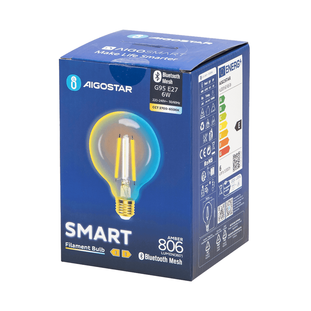 BLUETOOTH LÂMPADA DE FILAMENTO INTELIGENTE G95
