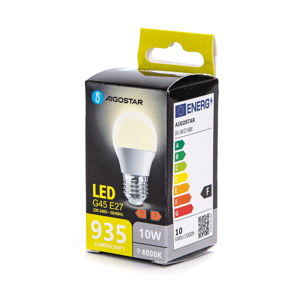 LED G45 E27 10W 4000K